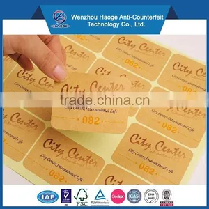 High End Gold Foil Sticker thumbnail-3