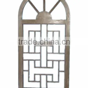 Wood Carving Timber Window Antique Wooden Frame thumbnail-1