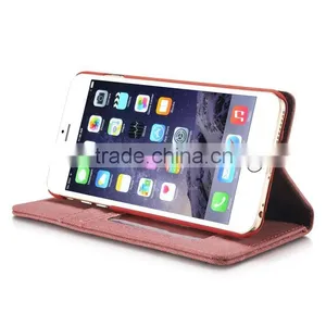 Caseme 006 Waterproof Wallet Jean Cloth Case for Iphone 6s/6 Flip Holder Case With Inner Card Slot for Iphone 6s/6 thumbnail-5