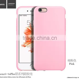 HOCO Original Series Soft Silicone Case for IPhone 6s Anti Shock TPU Full Rubber Back Cover for IPhone 6 4.7 MT-5747 thumbnail-4