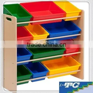 Kids Natural and Primary Toy Organizer and Storage Bins thumbnail-4