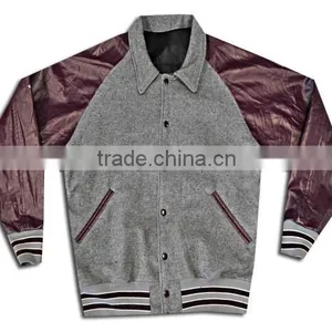 All Leather Varsity Jacket thumbnail-1