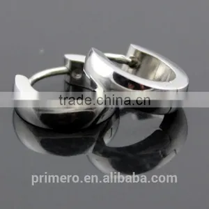 1 Pair Unique Cool Men's Stainless Steel Hoop Piercing Ear Earring Studs 2016 Hot Sale thumbnail-4