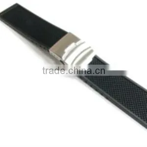 Monochrome Rugged Silicone Rubber Watch Straps,watch Band,wrist Watch Band thumbnail-1