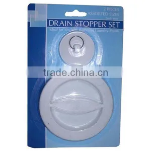 2PC Plastic Drain Stopper thumbnail-1