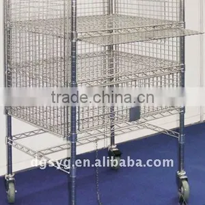 Antistatic Stainless Steel Security Carts(with Slides) thumbnail-1