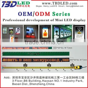 Professional Custom Mini Led Sign/fashion Mini Scrolling Led Message Display thumbnail-1