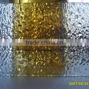 3-6mm Tinted Pattern Glass/decorative Glass /rain /flora Glass / Map /aqualite Nashiji Designed Pattern Glass thumbnail-1