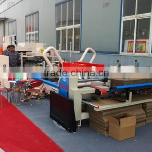 High Speed Corrugated Cardboard Folding Gluing Making Machine thumbnail-1