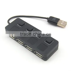 Factory Price USB 3.0 Hub 4 Ports Speed 5Gbps for PC Laptop With On/off Switch WHITE thumbnail-4