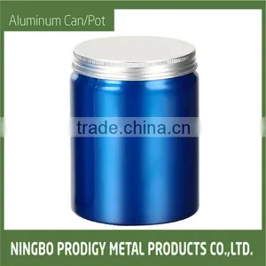 S-Aluminum Can and Lid 500ml Blue Vase thumbnail-1
