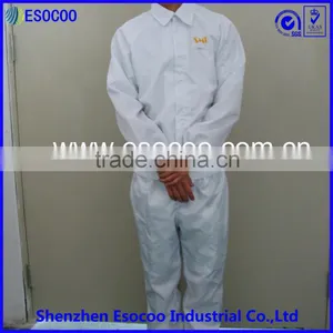 Cleanroom Garment Smock ESD Lapel Smock thumbnail-3