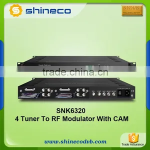 4 RF/HDMI/CVBS/SDI/YPbPr/... To DVB-C/DVB-T/ISDB-T/ATSC Modulator thumbnail-1