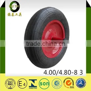 4.00-8 2PR 4PR HIGH QUALITY CHEAP PRICE AIR WHEEL WITH BIG BEARING thumbnail-2