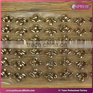 Crystal Mesh Trim Hotfix Crystal Mesh Fabric thumbnail-4