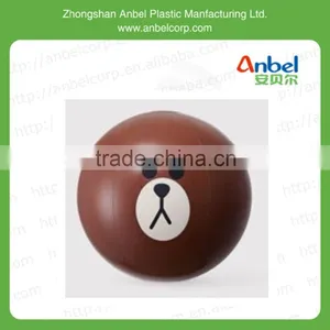 Anbel Cute Face Recreation Sports Inflatable Beach Ball thumbnail-2