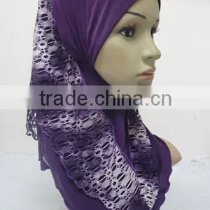 H308 Beautiful Small Girl Hijab,new Style Scarf Hijab thumbnail-4