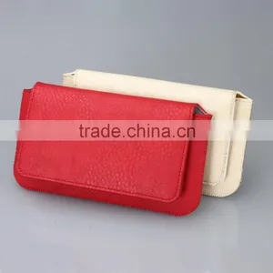 DIY Design High Quality PU Mobile Phone Pocket thumbnail-1