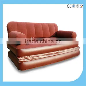 Flocked Inflatable Sofa Bed thumbnail-1
