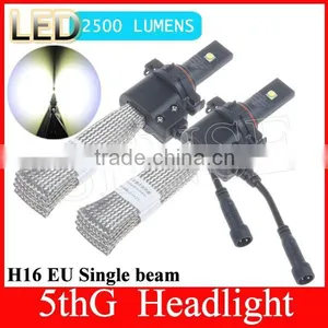 2500 Lumen no Fan Super Bright 5th Headlight 9005 9006 H1 H3 H7 H8 H9 H10 H11 H16 880 881 P13 PSX24 PSX26 Led Car Light thumbnail-1