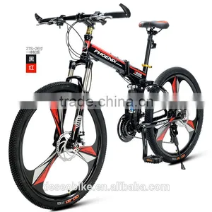 Folding Bike Mountain Bike Integrated Wheels Bike thumbnail-2