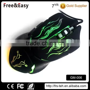 The Beautifull 6 Buttons USB Gaming Mouse With Glittery LED thumbnail-1