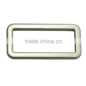 Manufacturing Zamak Cheap Metal Rectangle Belt Buckle 38mm for Bags thumbnail-1