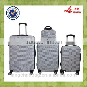3pcs Set Hard Shell Luggage Abs Trolley Suitcase Factory Price thumbnail-2