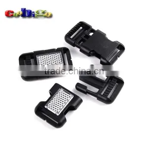 1" Webbing Plastic Embeddtion&Circular Buckle For Backpack Straps Luggage Accessories #FLC336-25 thumbnail-2