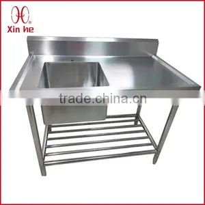 Handmade Kitchen Stainless Steel Sink Work Table thumbnail-1