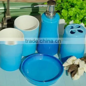 5PCS Ceramic Blue Bathroom Sets thumbnail-1