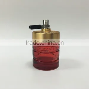 Hotsale 100ml Round Red Perfume Glass Bottles thumbnail-2