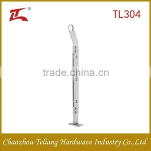 Newly Single Outdoor Aluminum Glass Balustrade/Stainless Steel Railing Systems thumbnail-3