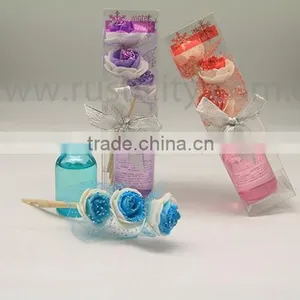 Aroma Diffuser Set With Gift Box Flower Reed Diffuser thumbnail-2