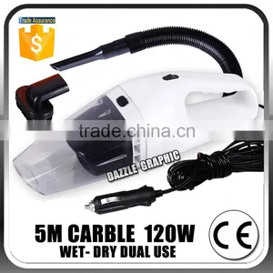Car Vacuum Cleaner Wet And Dry Dual Use Super Suction120W DC 12v Car Cleaner Vacuum Cleaner for Home and Car thumbnail-1