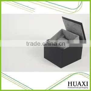 2016 Top Quality Dark Black Wooden Wrist Watch Box thumbnail-5