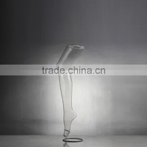 Top PC Transparent Leg Plastic Female Leg Mannequin thumbnail-4