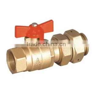 Brass Ball Valve for Water Meter thumbnail-1