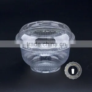 Wholesale Plastic Containers Large Transparent Salad Bowl Plastic thumbnail-1