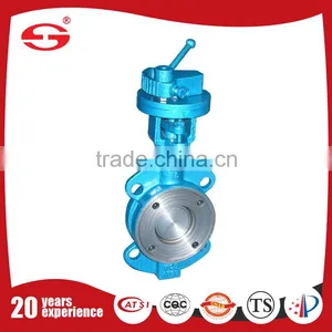 High Performance 304/316 Pneumatic Wafer Type Hard Sealing Butterfly Valve thumbnail-5