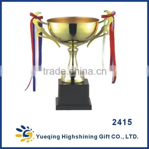Custom Plastic Trophy Base Award Basketball Tennis Trophy Golden Souvenir 2415 China Metal Champions League Cup Trophy thumbnail-1