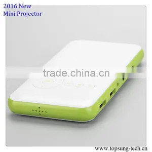 Smart HD 1080P Pocket Mobile Phone Projector Android 16G RAM for Home (Lechance) thumbnail-5