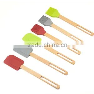 Eco-friendly Silicone Spatula Easy Flex Silicone Brush Spatula Set Cooking Silicone Spatula thumbnail-1