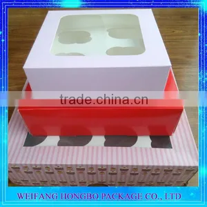 Factory Supplier Good Price 12'' 16'' Paper Cake Box With Handle thumbnail-4
