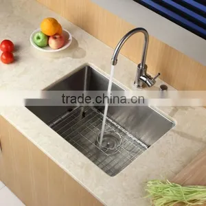 Housestar 23 Inch Undermount Single Bowl 16 Gauge Stainless Steel Kitchen Sink With Cupc Approve 2318Y thumbnail-1