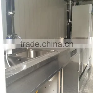 Fashionable Factory Price Mobile Food Vending Cart/Mobile Food Trailer/Vending Booths for Sale Supplier in Guangzhou thumbnail-2