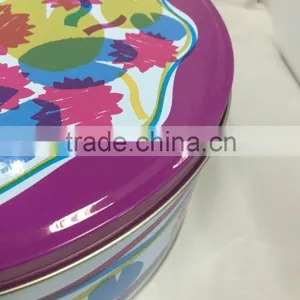 Hot Design Customized Round Tin Box for Packaging/Chocolate Tin Box/biscuit Tin Box thumbnail-4