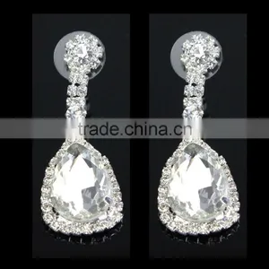 Big Diamond Best Seller Bling Long Hanging Earring With Crystals J064724F00 thumbnail-1