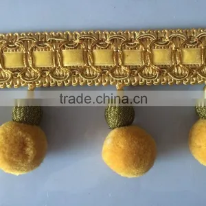 [YZLACE] Tassels Lace Curtains Wholesale 10100 thumbnail-1