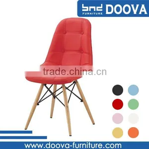Room Furniture Cheap Red Leather pu Dining Chair Quality Choice thumbnail-3